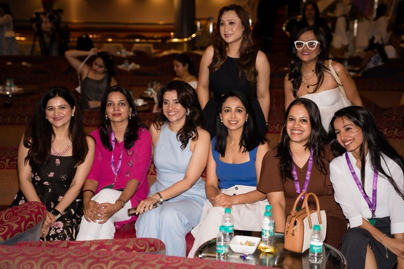 Photograph from a MomsLeague Global event