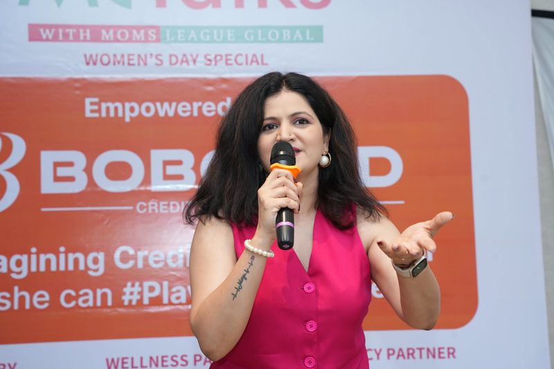 Photograph from a MomsLeague Global event