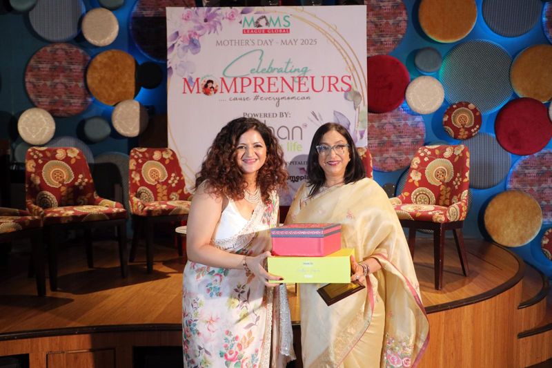 Photograph from a MomsLeague Global event